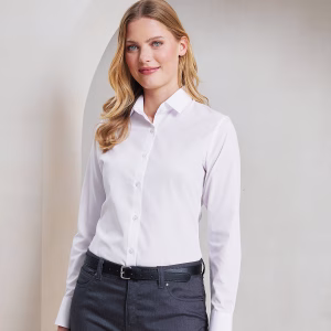 PR303 Women's Long Sleeved 'Recyclight' poplin Shirt