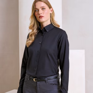 PR384 Women's Supreme Oxford Long Sleeve Shirt