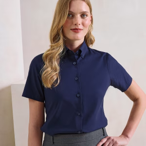 PR386 Women's Supreme Oxford Short Sleeved Shirt